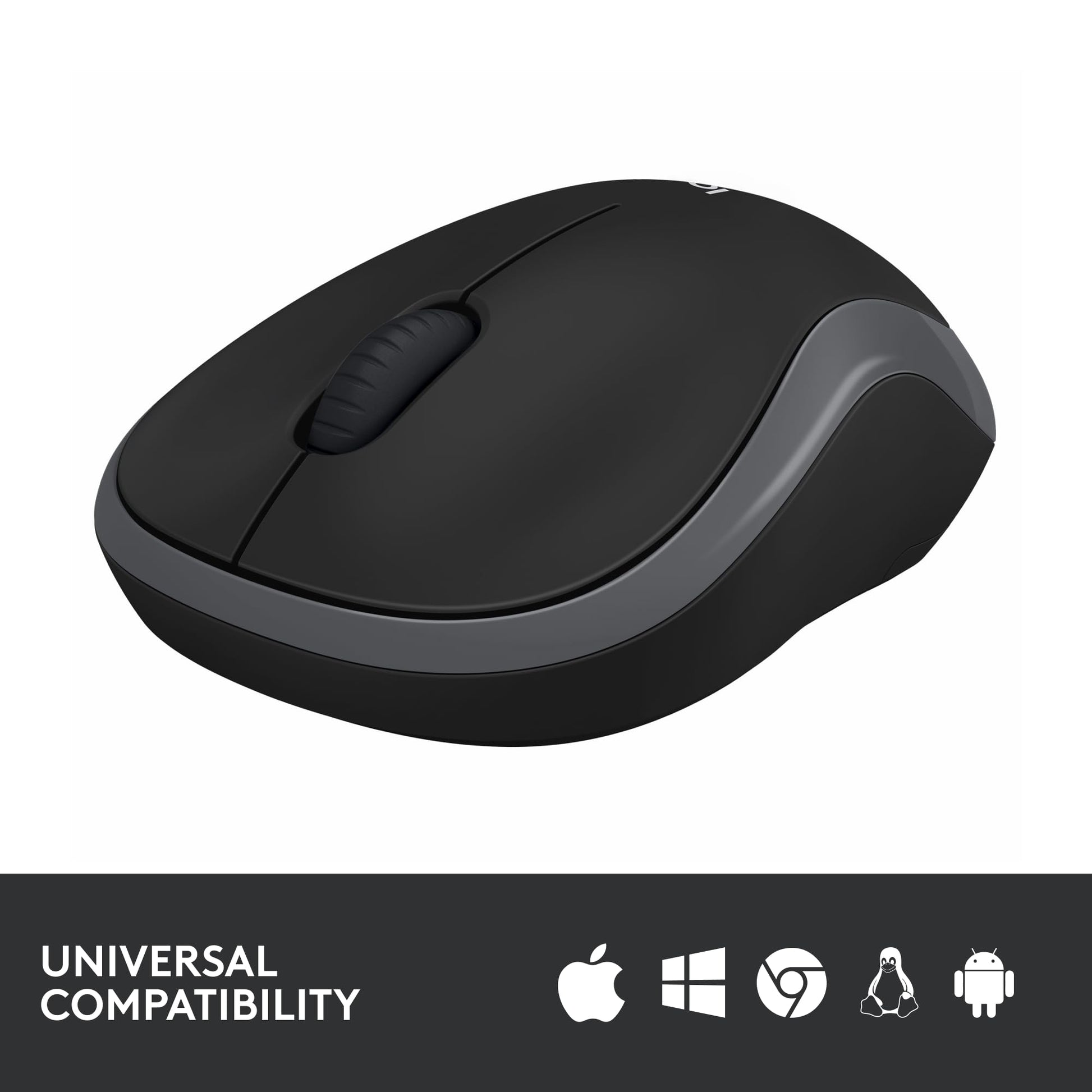 Logitech M186 Wireless Mouse, 2.4GHz with USB Mini Receiver, 12-Month Battery Life, 1000 DPI Optical Tracking, Ambidextrous, Compatible with PC, Mac, Laptop - Itsmygadgets