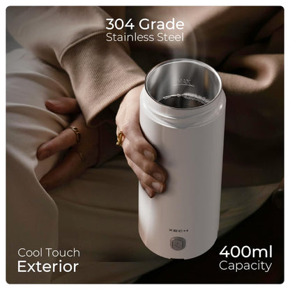 XECH Electric Kettle Small with Temperature Control 400ml Mini Portable Kettles for Boil Hot Water - Itsmygadgets