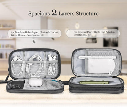 SaleOn 8.3X5 Inch Portable Storage Organizer Bag Usb Cable, Earphone, Power Bank - Itsmygadgets