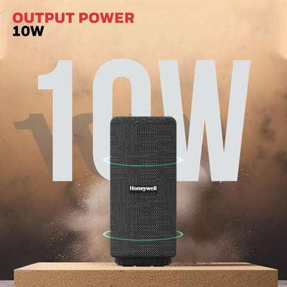 Honeywell Newly Launched Suono P300 10W 5.3 Bluetooth Speaker,9H Playtime, Deep Bass,IPX 4,TWS Feature,Fast Charging,SD Card,USB,AUX,Built-In Mic and 52mm Drivers,2 Years Manufacturer Warranty - Black - Itsmygadgets