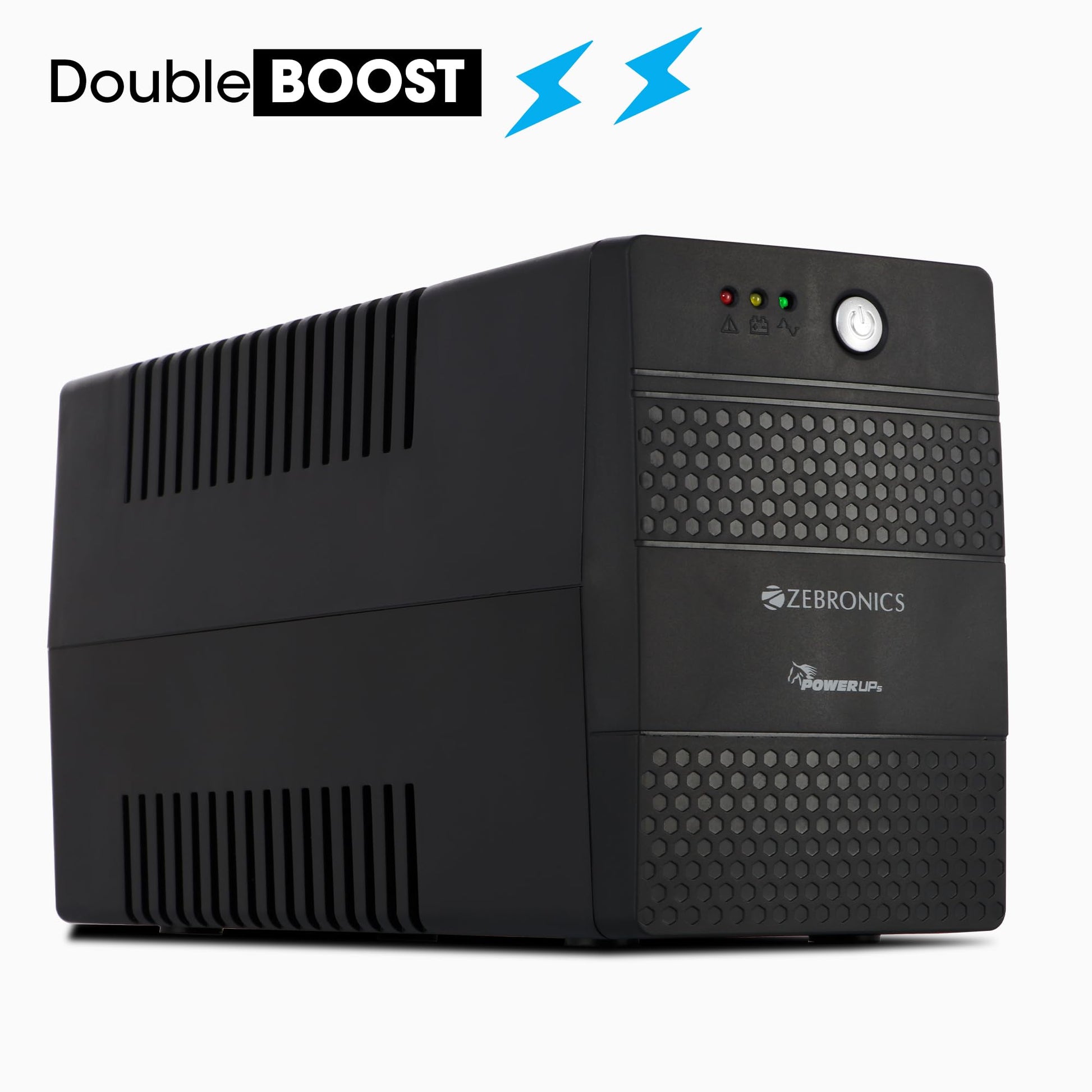 ZEBRONICS U735 600VA/360W Microcontroller Based UPS for Office Computers | Home PC with Auto Restart, Generator Compatible, Boost & Buck AVR, Built-in Protection, (Not for Routers) - Itsmygadgets