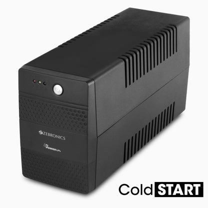 ZEBRONICS U735 600VA/360W Microcontroller Based UPS for Office Computers | Home PC with Auto Restart, Generator Compatible, Boost & Buck AVR, Built-in Protection, (Not for Routers) - Itsmygadgets