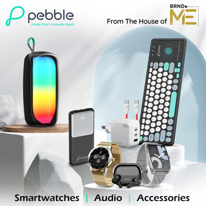 Pebble Boom 8W Bluetooth Speaker | Deep Bass | RGB LED | Bluetooth 5.3 | Voice Assistant | TWS Connectivity | 6 Hours Battery | Stylish Premium Design - Itsmygadgets