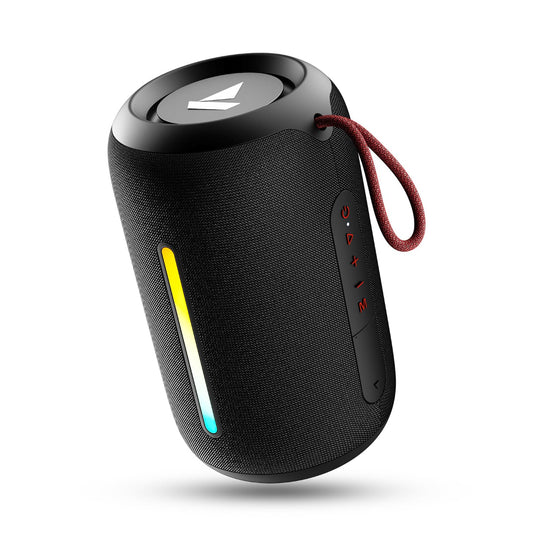 boAt Stone 352 Pro/Stone 358 Pro w/ 14W Signature Sound, Up to 12 Hours Playback, RGB LEDs, TWS Feature, Built-in Mic, BTv5.3, AUX Port, IPX5 & Type-C Interface Bluetooth Speaker (Raging Black) - Itsmygadgets