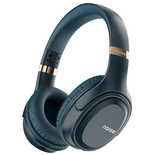 Noise Airwave Max 3 Bluetooth On-Ear Headphones with 70H Playtime, 40mm Driver, Low Latency(up to 45ms),Dual Pairing, BT v5.3 (Midnight Blue) - Itsmygadgets
