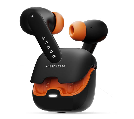 GOBOULT Z40 Pro with 100H Playtime, Quad Mic ENC, 45ms Low Latency Gaming, Premium Rubber Grip Case, 13mm Bass Drivers, Made in India TWS Bluetooth 5.3 Truly Wireless in Ear Earbuds (Midnight) - Itsmygadgets