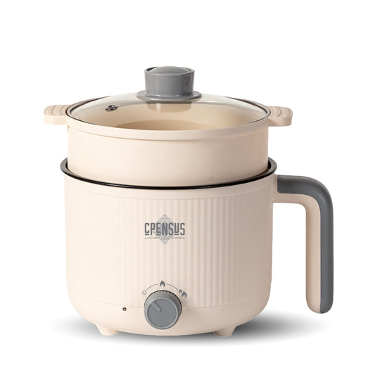 CPENSUS Mini multipurpose electric kettle with steamer 1.2 Liters inner pot Non-stick hotpot - Itsmygadgets