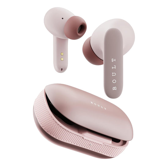 GOBOULT Z20 Pro Truly Wireless Bluetooth Ear Buds with 60 Hours Playtime, 4 Mics Clear Calling, 45ms Low Latency, Rich Bass Drivers, ouch Controls, IPX5,TWS Earbuds Bluetooth Wireless (Candy Cane) - Itsmygadgets