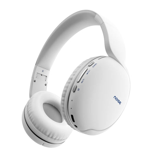 Noise Two Wireless On Ear Headphones with 50 Hours Playtime, Low Latency(up to 40ms), 4 Play Modes, Dual Pairing, BT v5.3 (Calm White) - Itsmygadgets