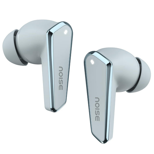 Noise Buds N1 in-Ear Truly Wireless Earbuds with Chrome Finish, 40H of Playtime, Quad Mic with ENC, Ultra Low Latency(up to 40 ms), Instacharge(10 min=120 min), BT v5.3(Ice Blue) - Itsmygadgets