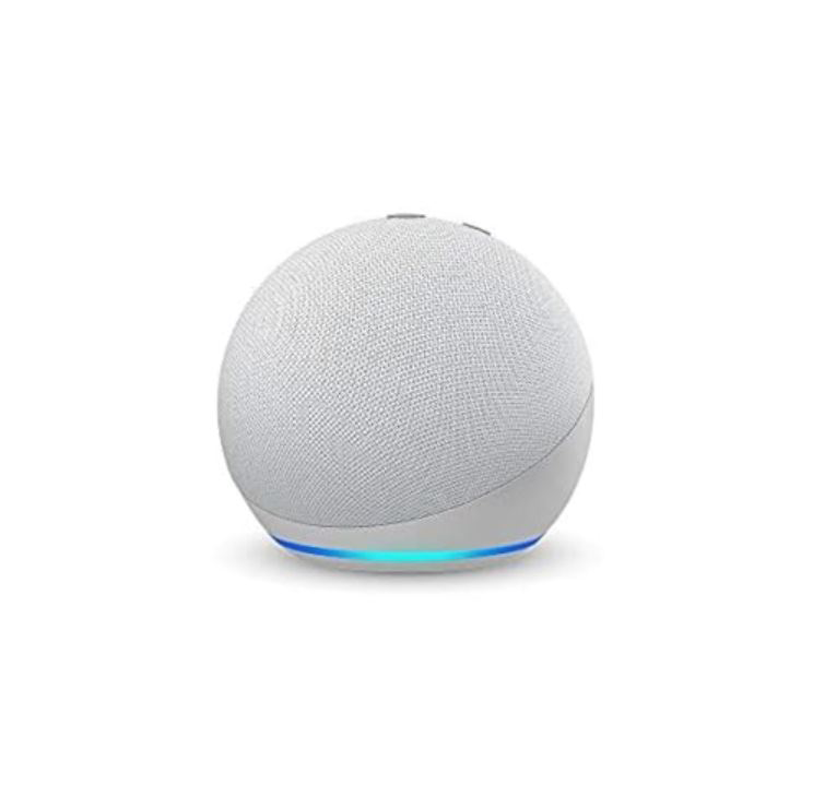 Echo Dot 4th Gen Smart Speaker – Alexa, Enhanced Bass & Voice Control for Smart Homes