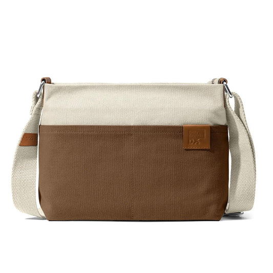 DailyObjects Unisex All Sunday Sling Crossbody Bag | Solid Canvas Purse With Internal & External Pockets | Storage Space For Essentials - Itsmygadgets