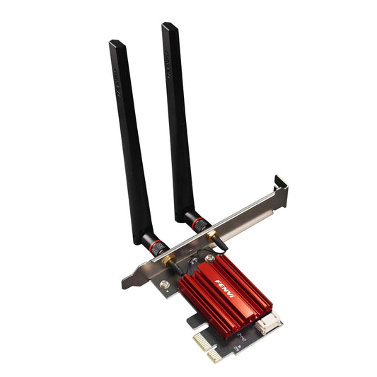F FENVI Fenvi FV-AC1200S PCI-E WiFi Adapter | Intel AC Chipset | Dual Band 867Mbps WiFi | Bluetooth 4.0 | 2X2 TX/RX Streams | High Gain Antennas | Windows 7/8/10/11 Desktop PC Compatible - Itsmygadgets