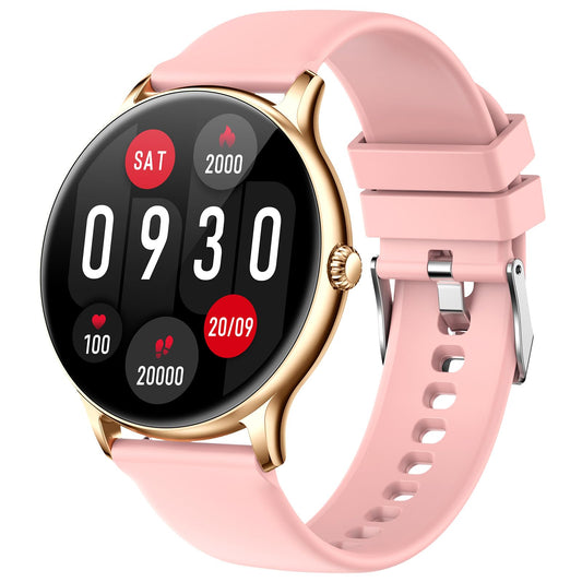 Fire-Boltt Phoenix Smart Watch with Bluetooth Calling 1.38,120+ Sports Modes, 240 * 240 PX High Res with SpO2, Heart Rate Monitoring & IP67 Rating (Pink) - Itsmygadgets
