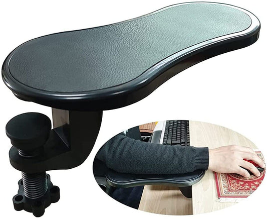 FreshDcart Adjustable Arm Rest Pads for Desk – Ergonomic Chair and Desk Extender for PC & Laptop, Attachable Rotating Armrest Wrist Support for Home Office Setup – Black (Pack of 1) - Itsmygadgets