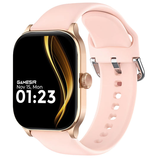 GameSir Nexoro 2.01” Smartwatch for Men & Women Bluetooth Call, Heart Rate, SpO2, Sleep & 100+ Sports Modes, IP68 Waterproof, Compatible with Android & iPhone(Pink) - Itsmygadgets