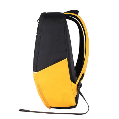 Gear SUPERIOR XL 17L Samll Water Resistant School Bag/Casual 4 Compartment Backpack/College Bag/Sports Bag with Shoe Compartment for Men/Women (Black-Yellow) - Itsmygadgets