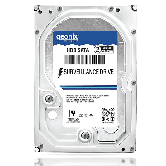 GEONIX Refurbished 500 GB SATA Hard Drive for Desktop/Surveillance–8.89 cm(3.5 Inch), 6 Gb/s 7200 RPM High Speed Data Transfer, Heavy Duty Hard Disk with 256 MB Cache for Computer PC, 2 Years Warranty - Itsmygadgets
