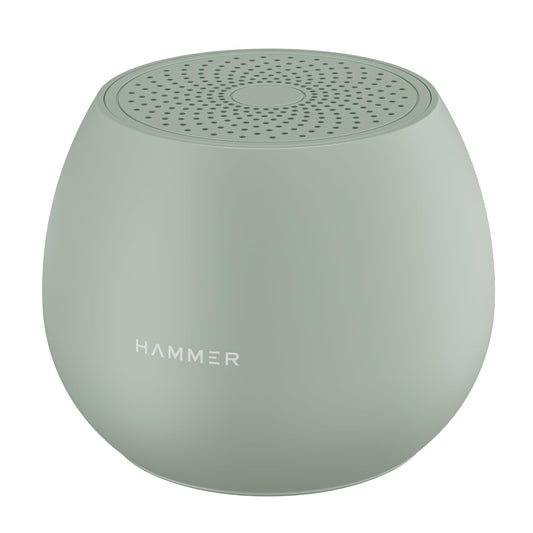 HAMMER Drop 5W Bluetooth Wireless Speaker, Twin Pairing, TWS Function, 1200 mAh Battery, 100H Standby, Green - Itsmygadgets