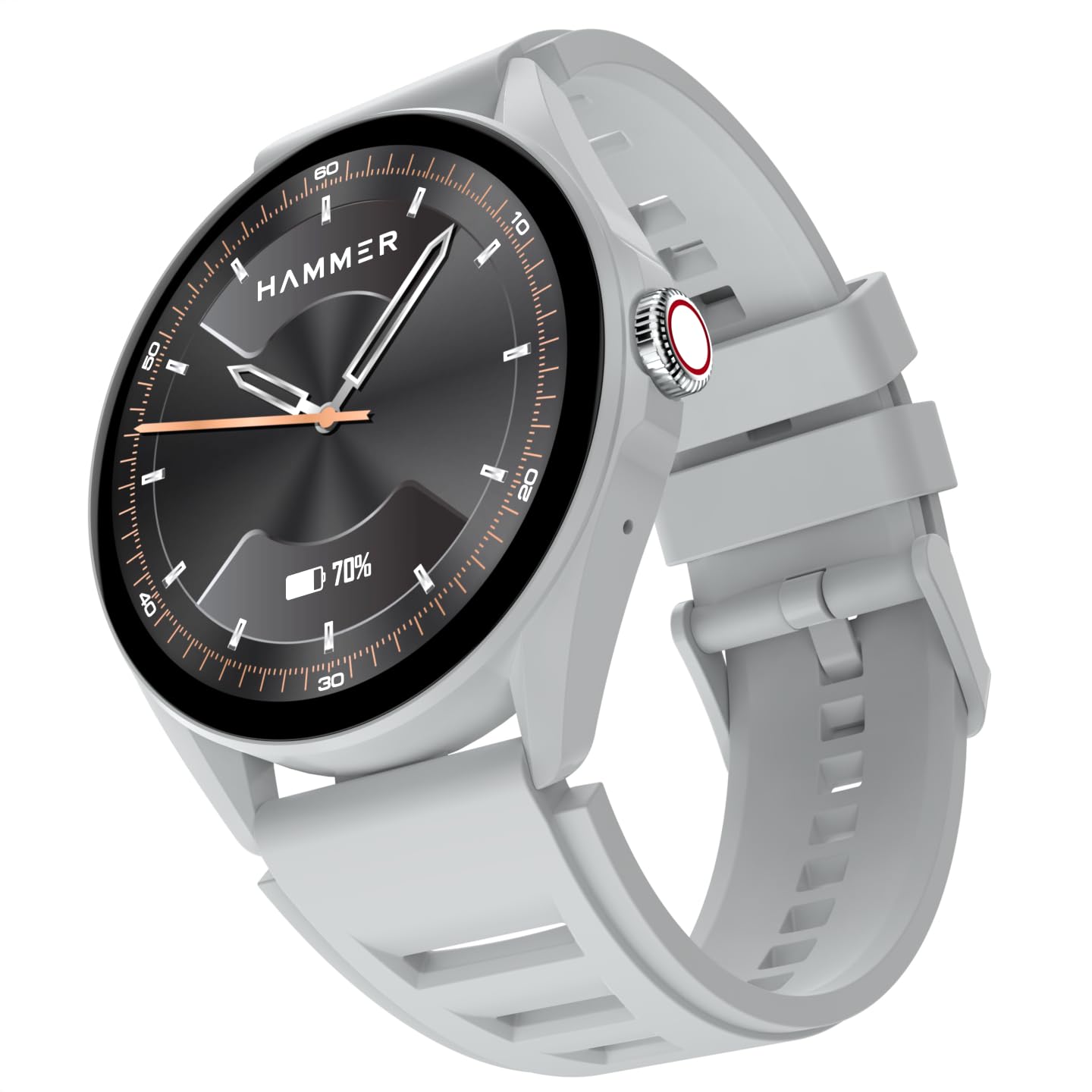 Hammer Cyclone Smartwatch with Bluetooth Calling, 1.39" HD Display & Voice Assistant
