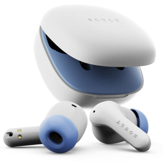 GOBOULT K10 Truly Wireless Bluetooth in Ear Earbuds with 50H Playtime, 4 Mic Clear Calling, 45ms Low Latency, 10mm Drivers, Touch Controls, Type-C Fast Charging, TWS Ear Buds Wireless (Ice Blue) - Itsmygadgets