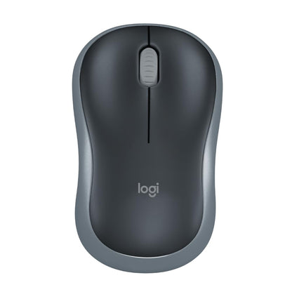 Logitech M186 Wireless Mouse, 2.4GHz with USB Mini Receiver, 12-Month Battery Life, 1000 DPI Optical Tracking, Ambidextrous, Compatible with PC, Mac, Laptop - Itsmygadgets