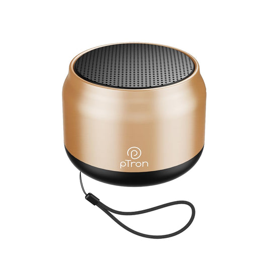 pTron Musicbot Lite 6W Bluetooth Speaker with 8 Hrs Playtime, 2.04" Neo Driver for Pristine Sound, Mini Size Portable Speaker, BTv5.1 Connectivity, TWS Feature & Type C Charging (Blue) - Itsmygadgets