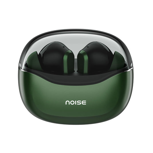 Noise Newly Launched Buds VS601 in Ear Truly Wireless Earbuds with 50H of Playtime, Transparent Case Lid, Quad Mic ENC, Dual Device Pairing, 10Mm Driver, BT V5.3 (Emerald Green) - Itsmygadgets