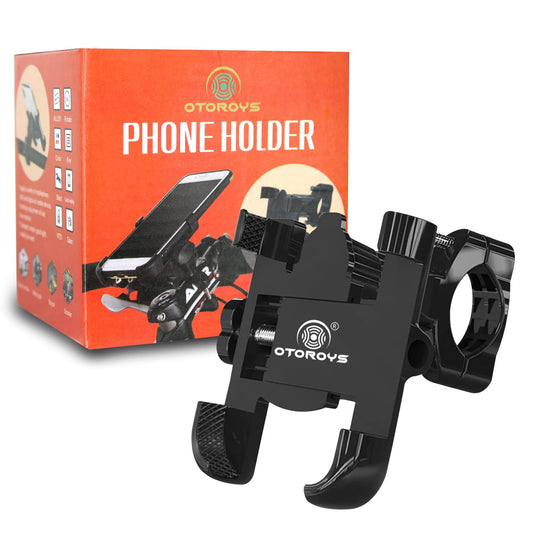 OTOROYS 1 YEAR WARRANTY Universal Bike Mount Holder Metal Body 360 Degree Rotating - Itsmygadgets