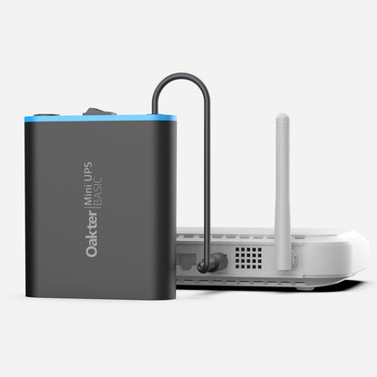 Oakter Mini UPS Basic for WiFi Router – 3 Hours Backup

