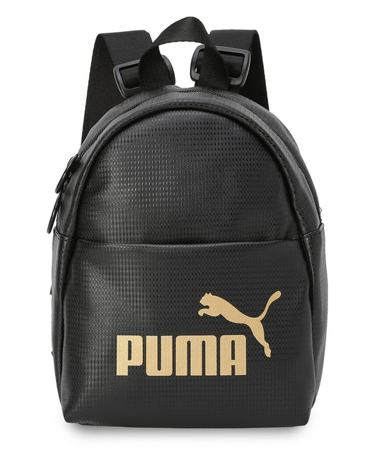 Puma Womens Core Up Minime 1 Compartment Backpack, Black (9141901) - Itsmygadgets