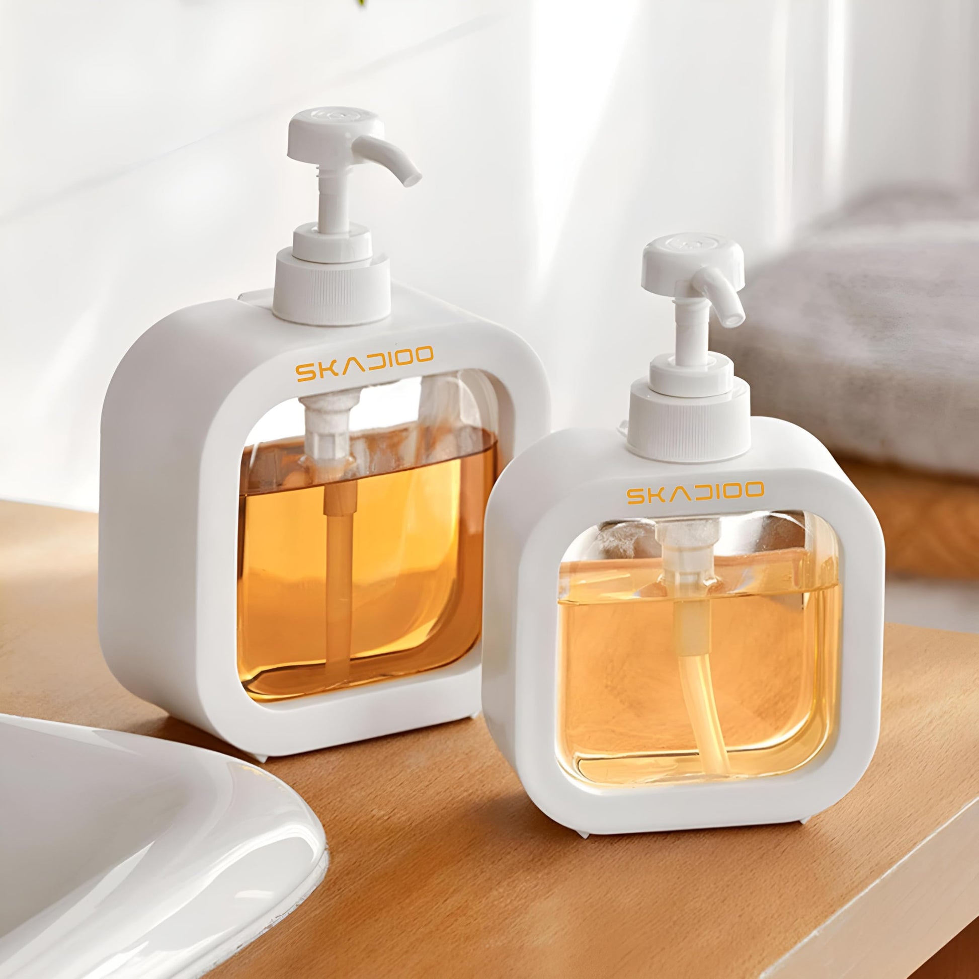 SKADIOO Soap Dispenser for Bathroom Kitchen Accessories Items for Home 300ML - Itsmygadgets