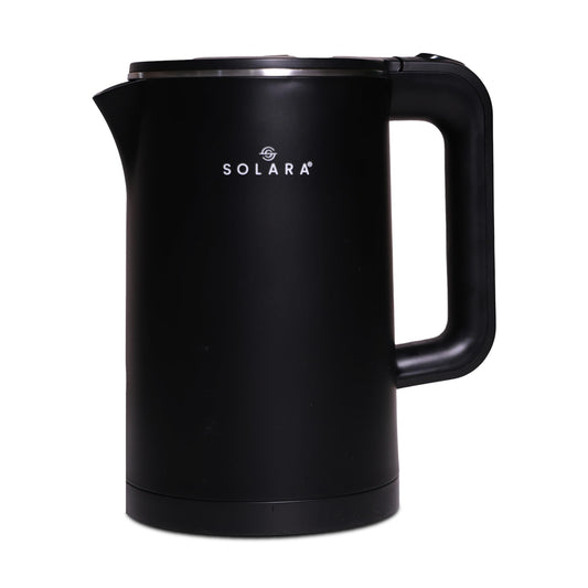SOLARA Premium Electric Kettle Xtra Large, 1500 Watt, 1.8L Double Wall 100% Stainless Steel - Itsmygadgets