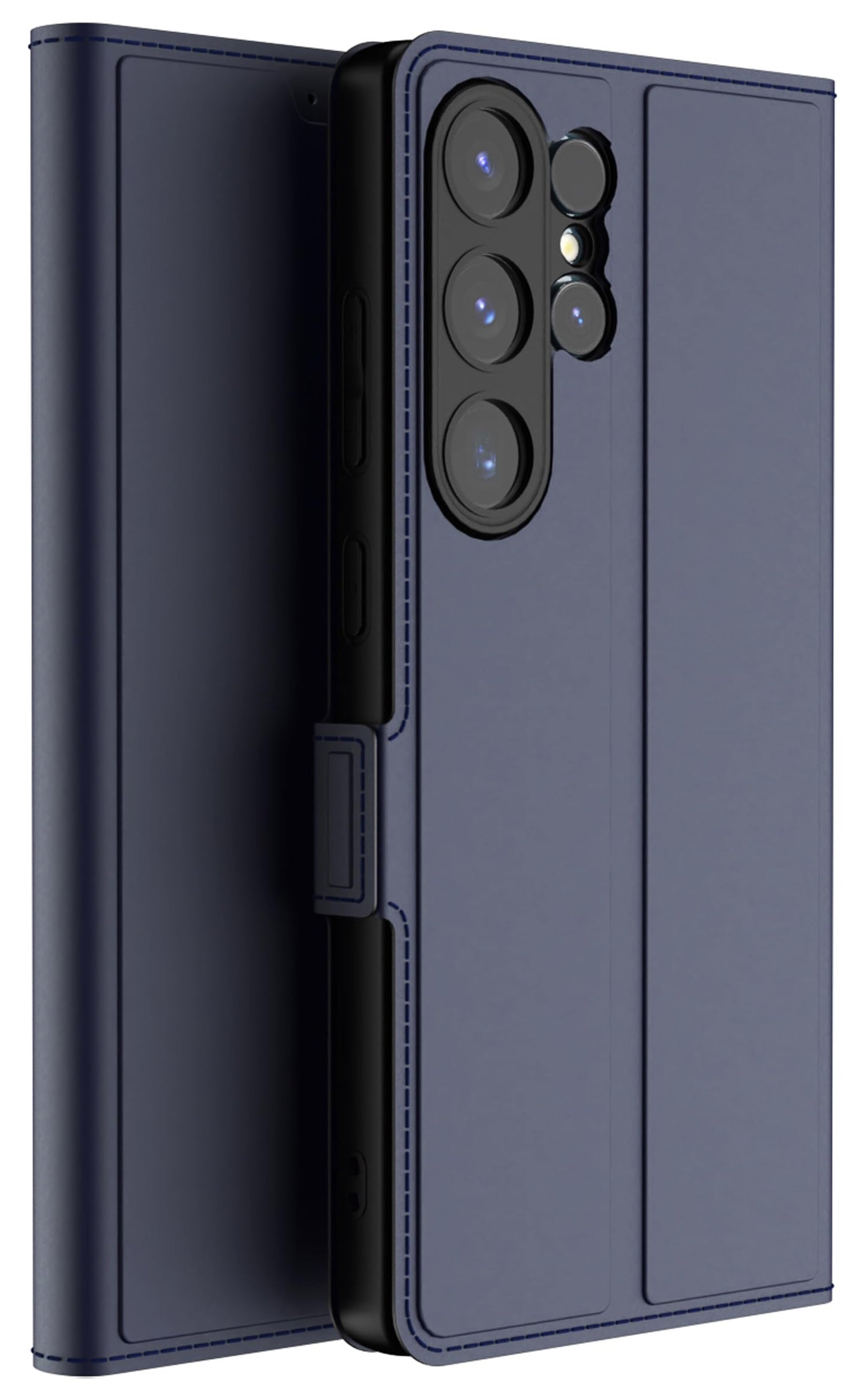 Samsung Galaxy S25 Ultra Flip Cover | Slim PU Leather Wallet Case with Kickstand 