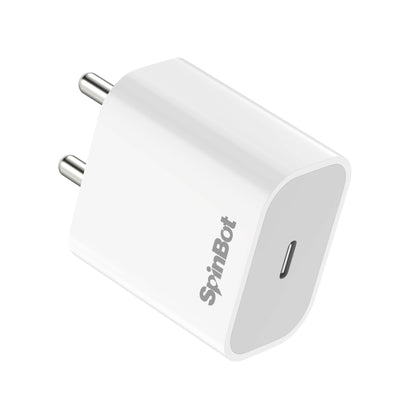 SpinBot 20W Type-C Mobile Charger for Android, iPhone 16/16 Plus/16 Pro/16 Pro Max - Itsmygadgets