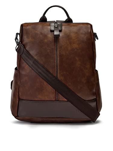 VISMIINTREND 13-Inch Casual Backpack Bag for Women/Teenager Girls | Stylish | Anti Theft | Convertible | Office | Travel | College | School | Daily-Use | Ladies Handbag Purse | Rakhi Gifts for Sisters - Itsmygadgets