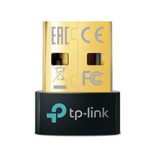 TP-Link USB Bluetooth Adapter for PC, 5.0 Bluetooth Dongle Receiver (UB500) Supports Windows 11/10/8.1/7 for Desktop, Laptop, Mouse, Keyboard, Printers, Headsets, Speakers, PS4/ Xbox Controllers - Itsmygadgets