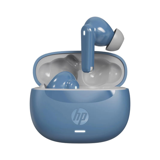 HP H150 True Wireless Earbuds, Bluetooth Connectivity, Digital Active Noise Cancelation, 7 Hours of Playtime, Fingerprint Touch, IPX3 Water-Resistant Design, 1-Year Limited Warranty, Blue, A20QBAA - Itsmygadgets