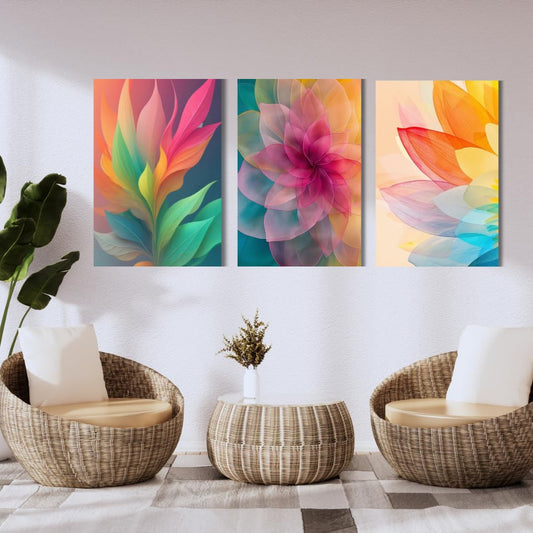 WALL MAGIX Floral Botanical Wall Paintings for Living Room Big Size | Wall Decor Items for Living Room - Itsmygadgets