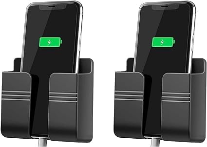 ZedGear Wall Mounted Mobile Holder Storage Case for Remote with Charging Port - Itsmygadgets
