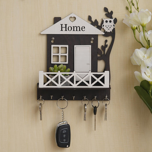 Webelkart Premium Wooden House Keys Hanger Key Holder for Home/Office Decor - Itsmygadgets