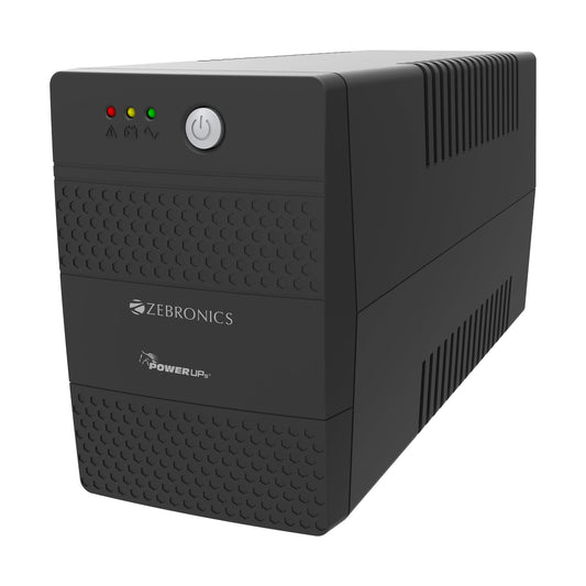 ZEBRONICS U735 600VA/360W Microcontroller Based UPS for Office Computers | Home PC with Auto Restart, Generator Compatible, Boost & Buck AVR, Built-in Protection, (Not for Routers) - Itsmygadgets